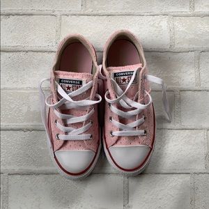 Cherry Blossom/Driftwood/White Converse Youth